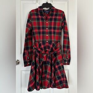 Polo Ralph Lauren Holiday Plaid Dress